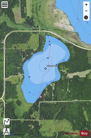 Minerva depth contour Map - i-Boating App - Satellite