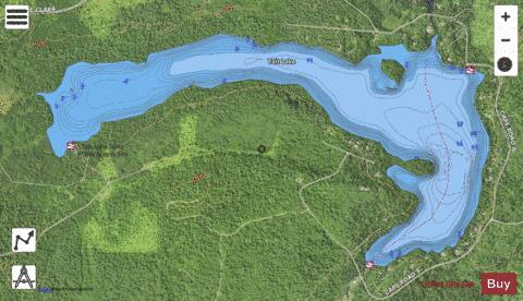 Tait depth contour Map - i-Boating App - Satellite