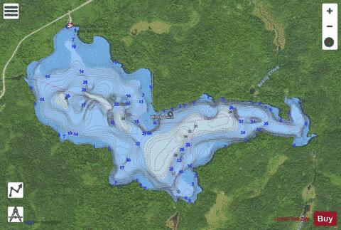 Windy depth contour Map - i-Boating App - Satellite