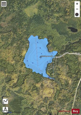 Christianson depth contour Map - i-Boating App - Satellite