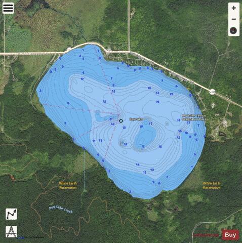 Roy depth contour Map - i-Boating App - Satellite