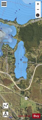 Little Grand depth contour Map - i-Boating App - Satellite