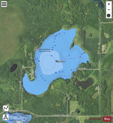 Elliot depth contour Map - i-Boating App - Satellite