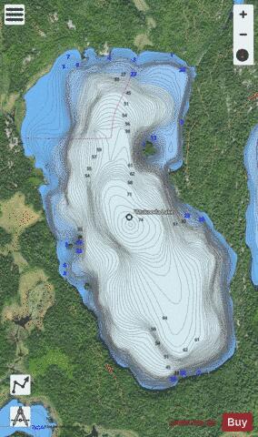 Mukooda depth contour Map - i-Boating App - Satellite