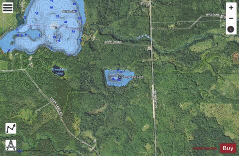 Camp A depth contour Map - i-Boating App - Satellite