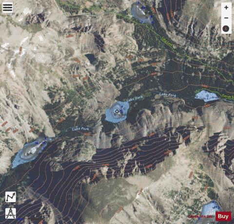 First Rock Lake depth contour Map - i-Boating App - Satellite
