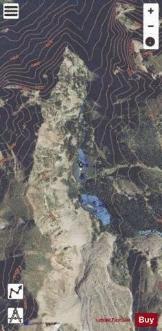 Snow Lake, Lower depth contour Map - i-Boating App - Satellite