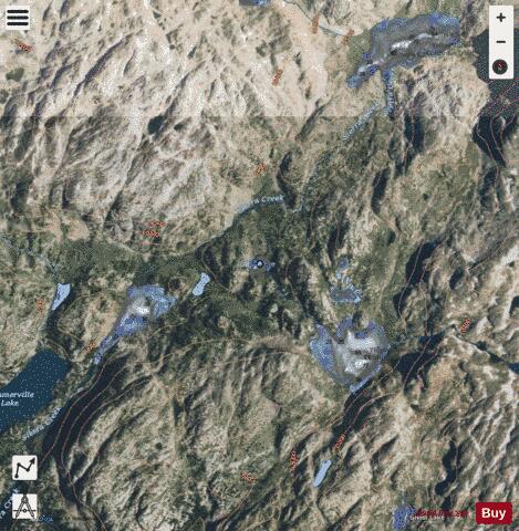 Alp Lake depth contour Map - i-Boating App - Satellite