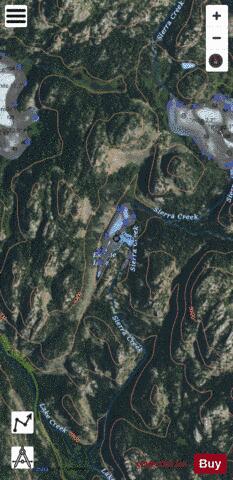 Estelle Lake depth contour Map - i-Boating App - Satellite