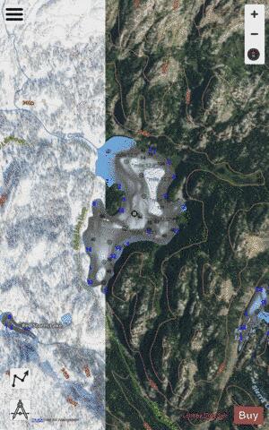 Lake Elaine depth contour Map - i-Boating App - Satellite