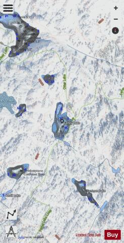 Farley Lake depth contour Map - i-Boating App - Satellite