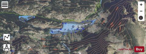 Lake At Falls depth contour Map - i-Boating App - Satellite