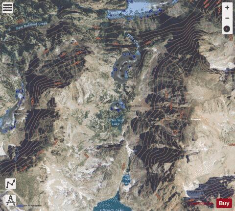 Scat Lake depth contour Map - i-Boating App - Satellite