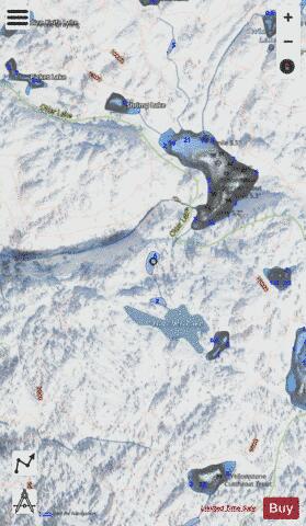 Unnamed Lake #141 depth contour Map - i-Boating App - Satellite