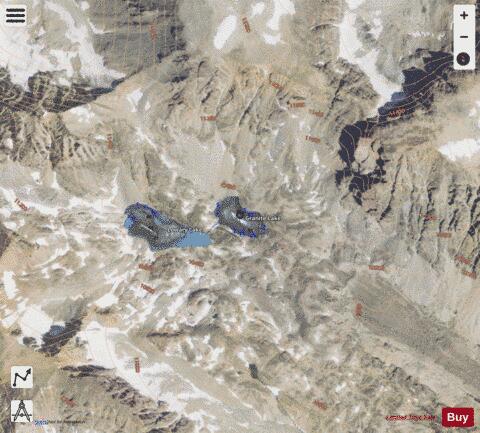 Granite Lake depth contour Map - i-Boating App - Satellite