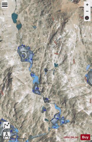 Unnamed Lake depth contour Map - i-Boating App - Satellite