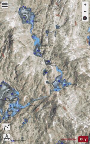 Sky Top Lakes depth contour Map - i-Boating App - Satellite