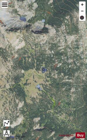 Mutton Lake depth contour Map - i-Boating App - Satellite