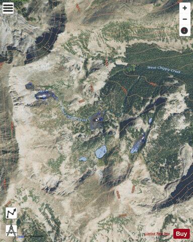 Weasel Creek Lake #1 (Weasel #48) depth contour Map - i-Boating App - Satellite