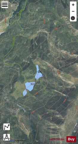 Lost Lake, Upper depth contour Map - i-Boating App - Satellite