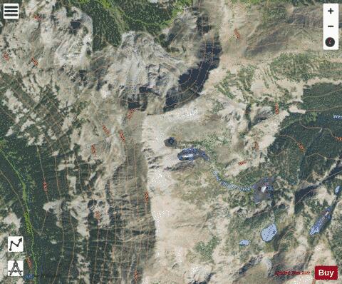 Weasel Creek Lake #3 (Weasel #52) depth contour Map - i-Boating App - Satellite