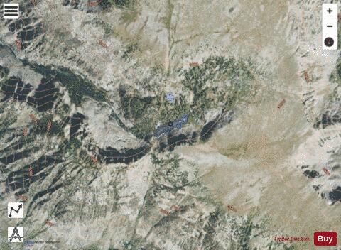 Icicle Lake #2 depth contour Map - i-Boating App - Satellite