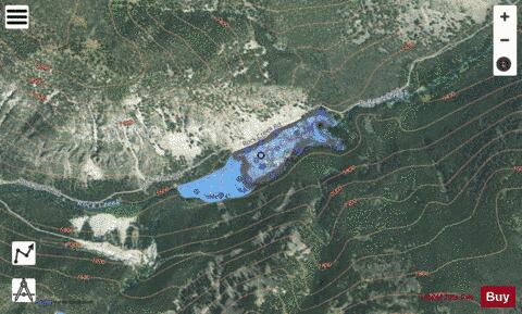 Brownes Lake depth contour Map - i-Boating App - Satellite