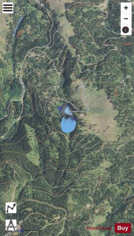 Brazil Lake depth contour Map - i-Boating App - Satellite