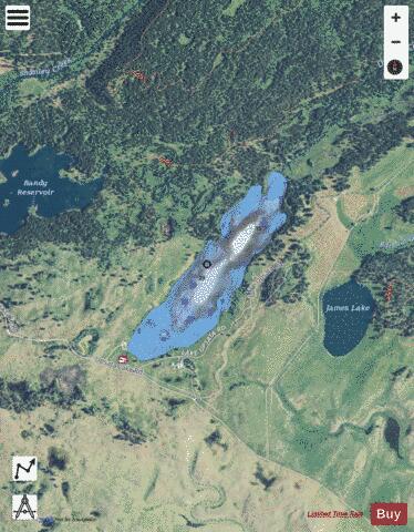 Upsata Lake depth contour Map - i-Boating App - Satellite