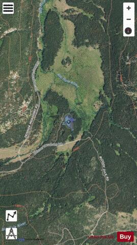 Skinner Lake depth contour Map - i-Boating App - Satellite