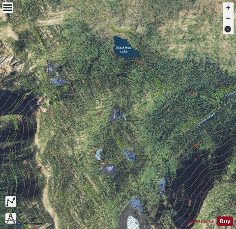 North Jewel Lake depth contour Map - i-Boating App - Satellite
