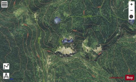 Doris Lake #1 depth contour Map - i-Boating App - Satellite