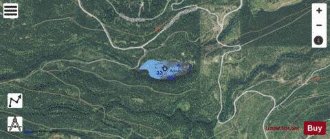 No Tellum Reservoir depth contour Map - i-Boating App - Satellite