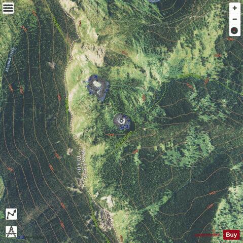 Bonanza Lake, Lower depth contour Map - i-Boating App - Satellite