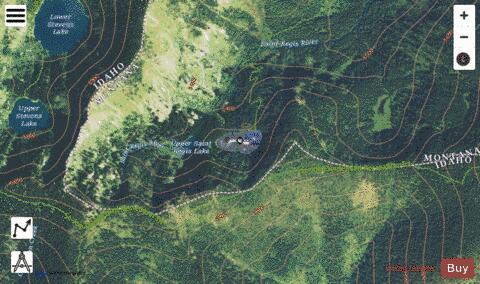St Regis Lake #2 depth contour Map - i-Boating App - Satellite