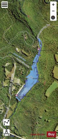 Laurel Hill Lake depth contour Map - i-Boating App - Satellite