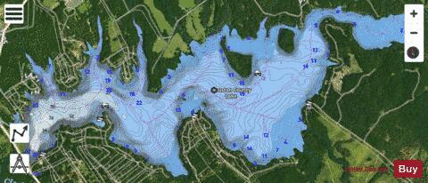 HoustonCounty depth contour Map - i-Boating App - Satellite