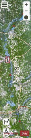 Tennessee-Tombigbee Waterway mile 320 to mile 385 Marine Chart - Nautical Charts App - Satellite