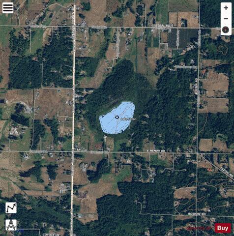 Lake Fazon depth contour Map - i-Boating App - Satellite