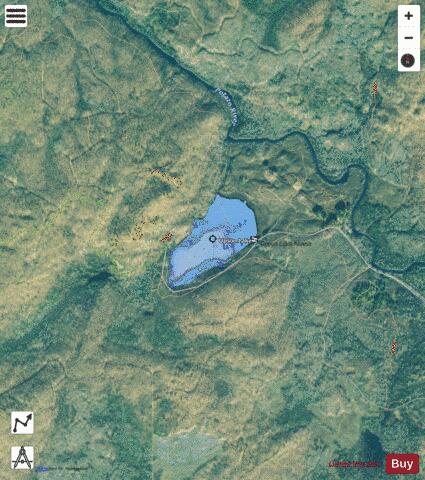 Upson Lake depth contour Map - i-Boating App - Satellite