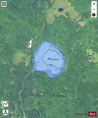 Howell Lake depth contour Map - i-Boating App - Satellite