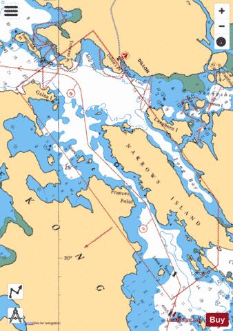 LOON ISLANDTO/� GALNA ISLAND Marine Chart - Nautical Charts App - Streets