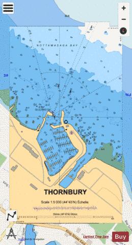 THORNBURY Marine Chart - Nautical Charts App - Streets