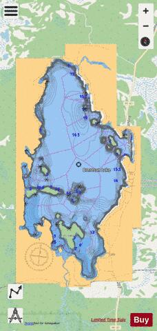BRERETON LAKE Marine Chart - Nautical Charts App - Streets