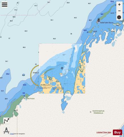 MCKINLEY BAY,NU Marine Chart - Nautical Charts App - Streets