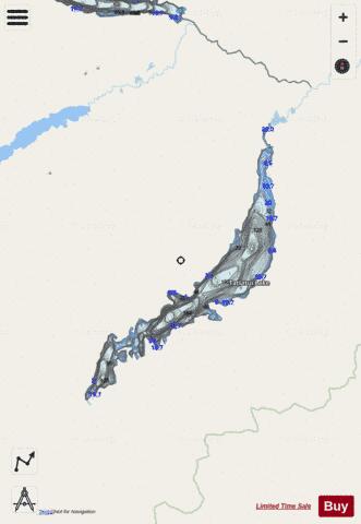Tatlatui Lake depth contour Map - i-Boating App - Streets