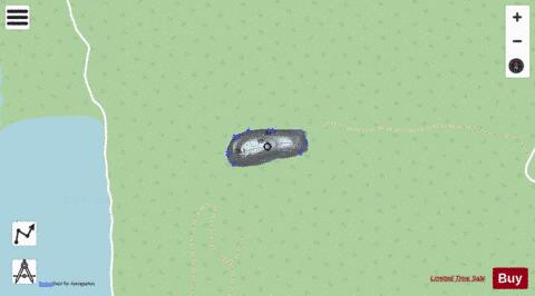 Jeep Lake depth contour Map - i-Boating App - Streets