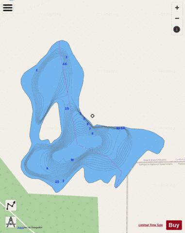 Anah Lake/Siwash Lake depth contour Map - i-Boating App - Streets
