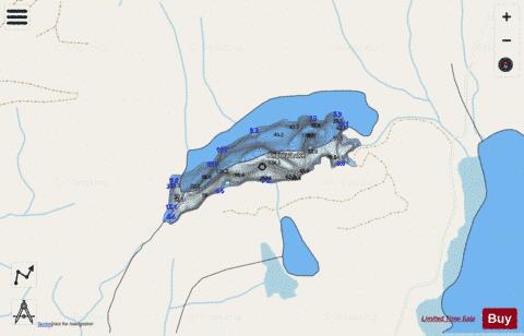 Angora Lake depth contour Map - i-Boating App - Streets