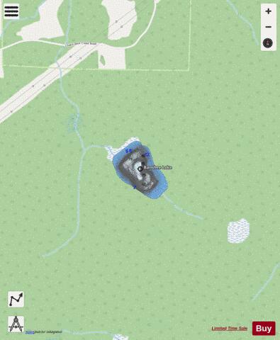 Banshee Lake depth contour Map - i-Boating App - Streets